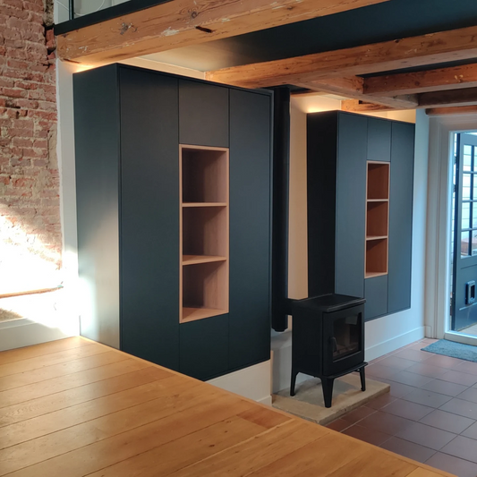 Dubbele Kast op Maat – Uniek Project in Centrum Amsterdam | Klaver Kasten